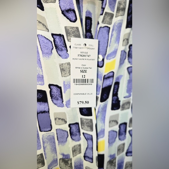 White House Black Market Abstract Midi Dress - Picture 5 of 5